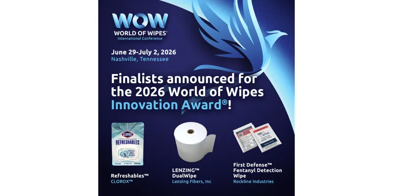 INDA Announces Finalists for 2026 World of Wipes Innovation Award